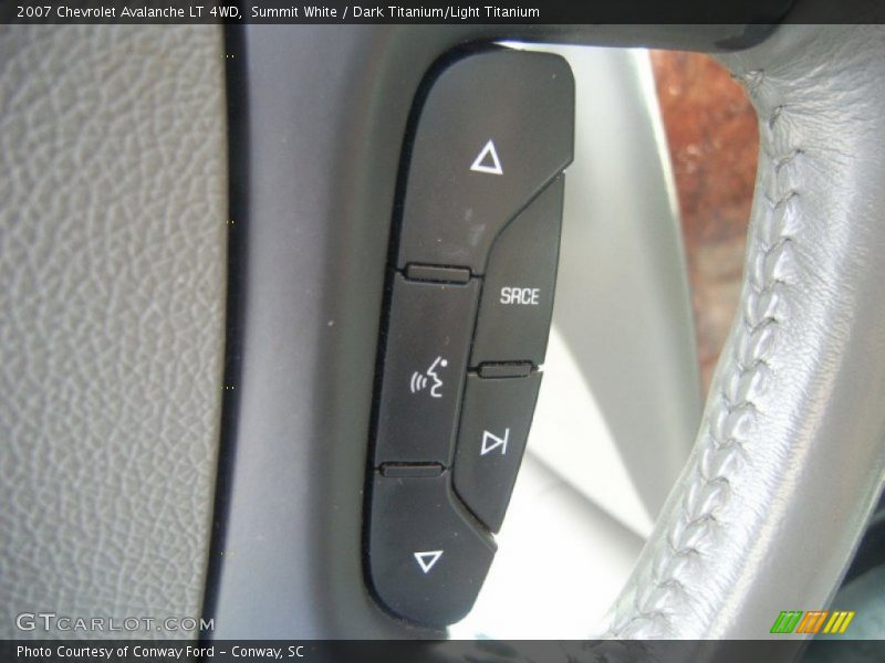Summit White / Dark Titanium/Light Titanium 2007 Chevrolet Avalanche LT 4WD