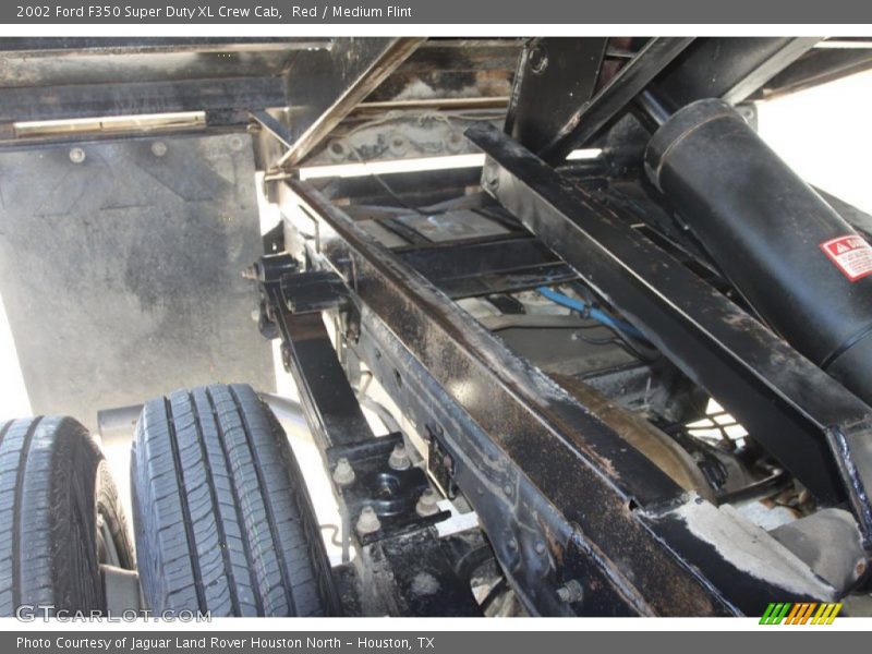 Red / Medium Flint 2002 Ford F350 Super Duty XL Crew Cab
