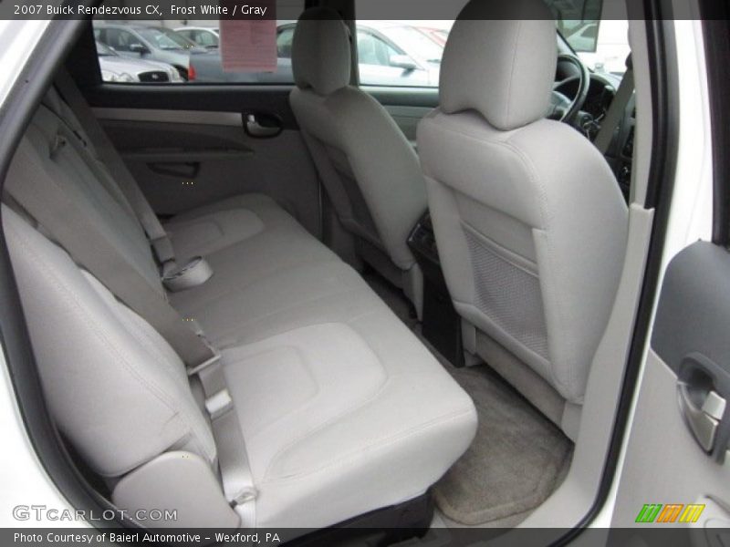 Frost White / Gray 2007 Buick Rendezvous CX