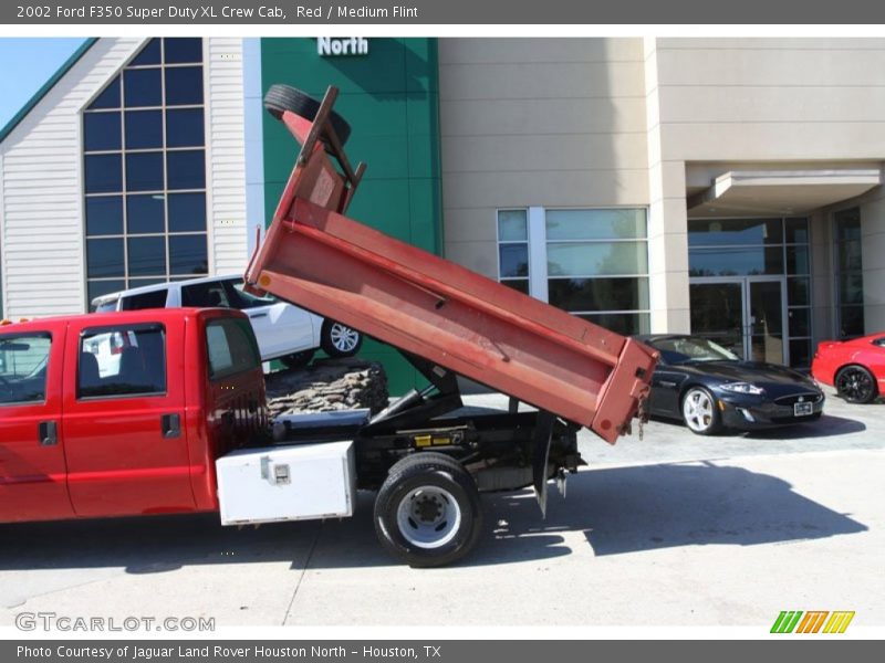Red / Medium Flint 2002 Ford F350 Super Duty XL Crew Cab