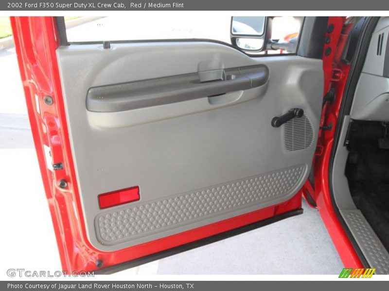 Red / Medium Flint 2002 Ford F350 Super Duty XL Crew Cab