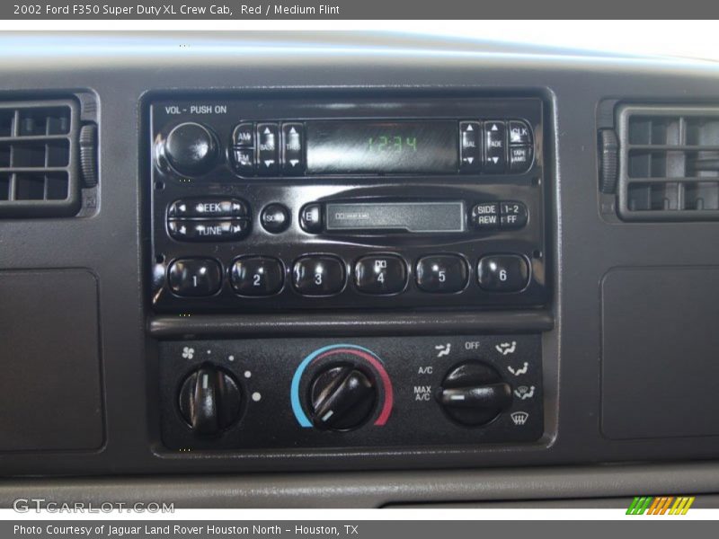 Red / Medium Flint 2002 Ford F350 Super Duty XL Crew Cab