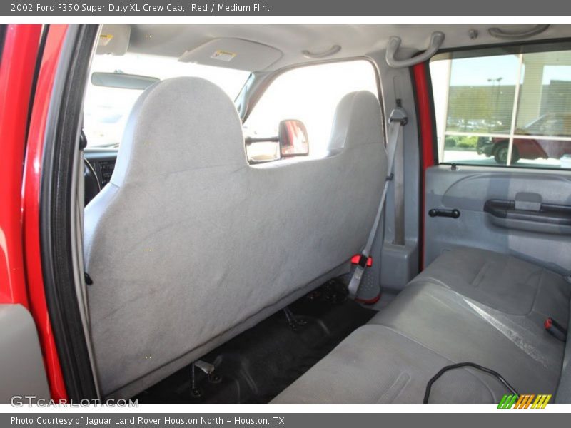 Red / Medium Flint 2002 Ford F350 Super Duty XL Crew Cab