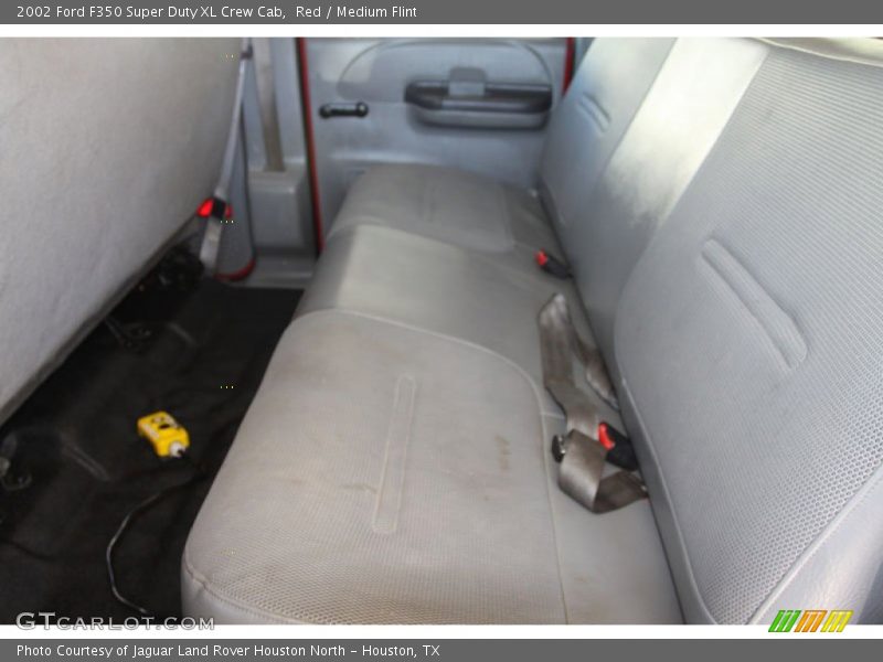 Red / Medium Flint 2002 Ford F350 Super Duty XL Crew Cab