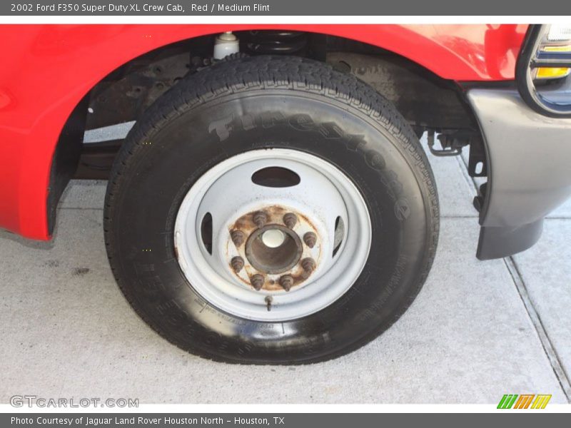 Red / Medium Flint 2002 Ford F350 Super Duty XL Crew Cab