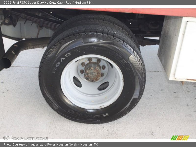 Red / Medium Flint 2002 Ford F350 Super Duty XL Crew Cab