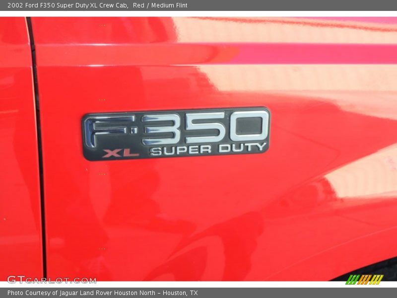Red / Medium Flint 2002 Ford F350 Super Duty XL Crew Cab