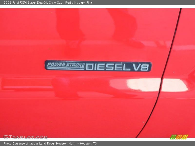 Red / Medium Flint 2002 Ford F350 Super Duty XL Crew Cab