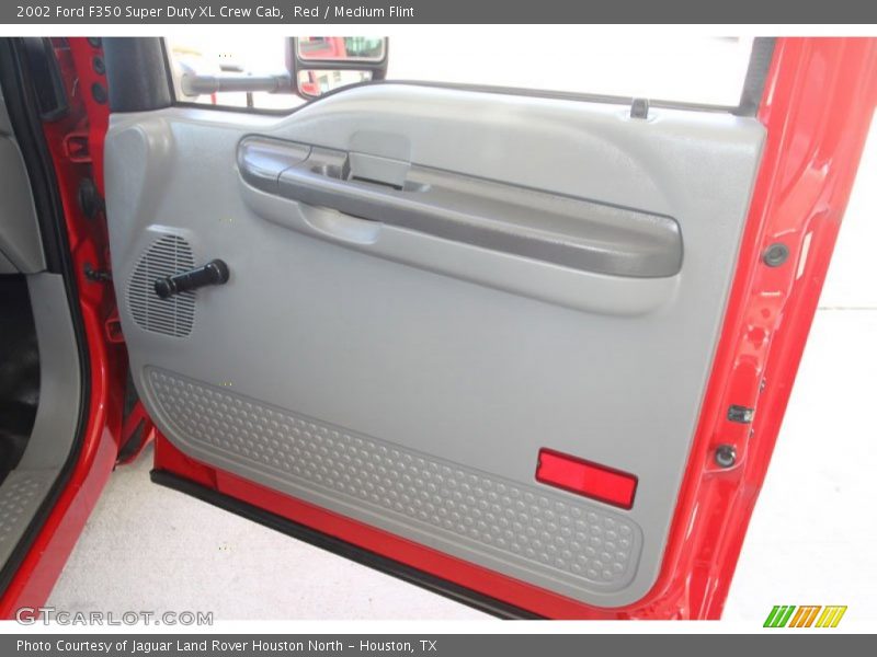 Red / Medium Flint 2002 Ford F350 Super Duty XL Crew Cab