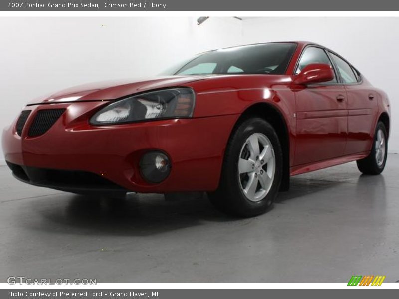 Crimson Red / Ebony 2007 Pontiac Grand Prix Sedan