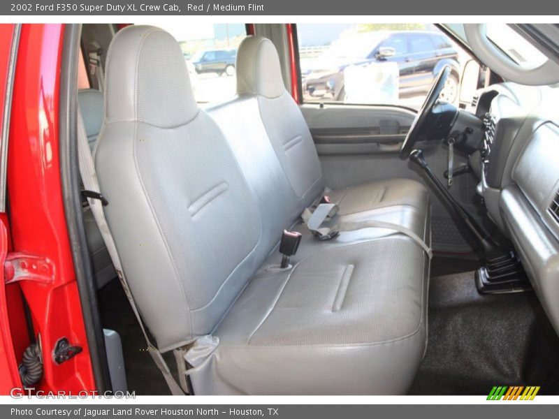 Red / Medium Flint 2002 Ford F350 Super Duty XL Crew Cab