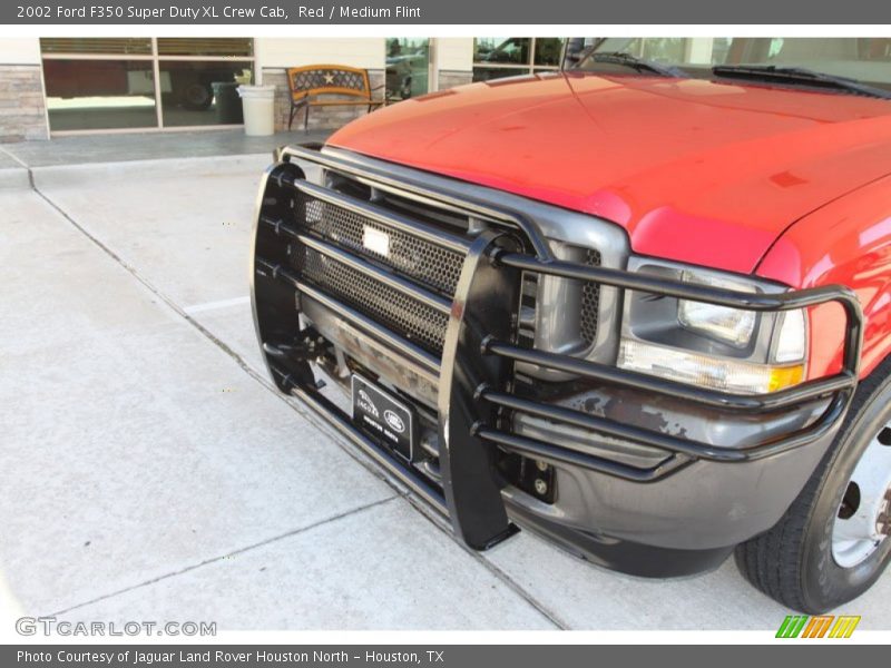 Red / Medium Flint 2002 Ford F350 Super Duty XL Crew Cab