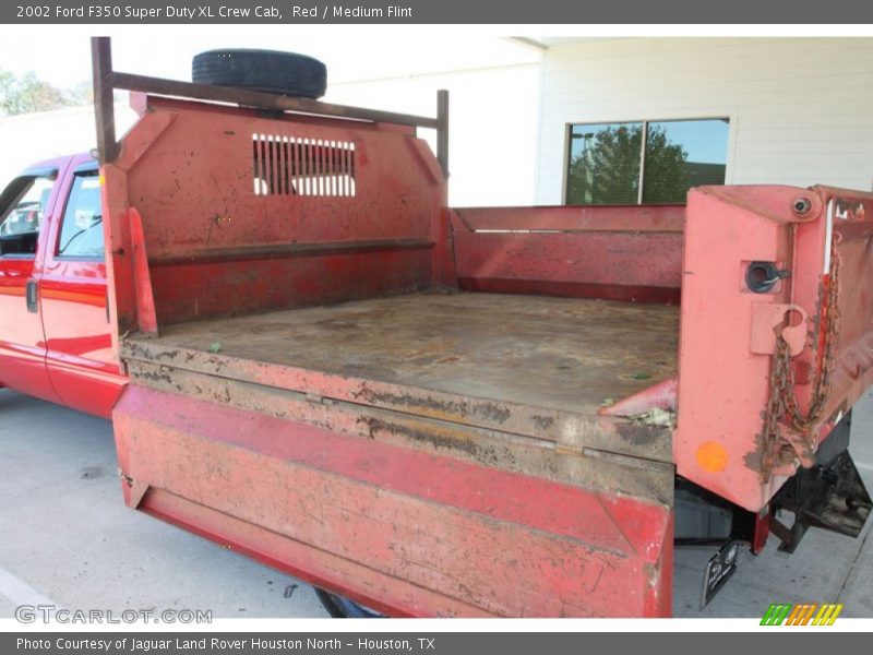 Red / Medium Flint 2002 Ford F350 Super Duty XL Crew Cab