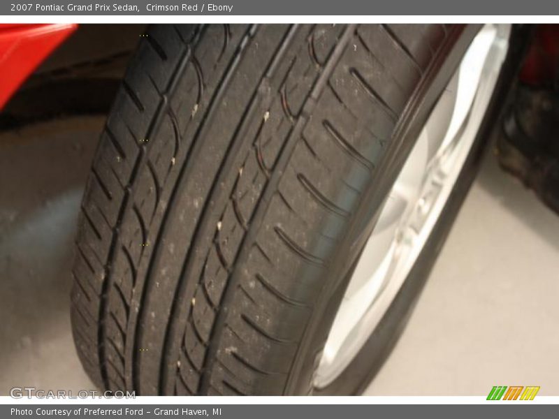 Crimson Red / Ebony 2007 Pontiac Grand Prix Sedan