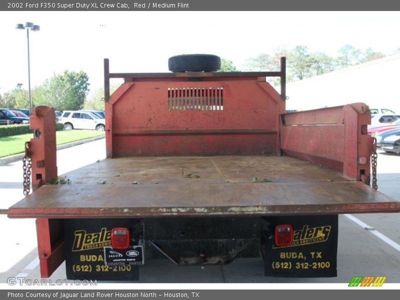 Red / Medium Flint 2002 Ford F350 Super Duty XL Crew Cab