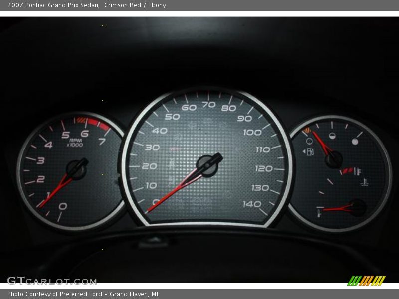 Crimson Red / Ebony 2007 Pontiac Grand Prix Sedan