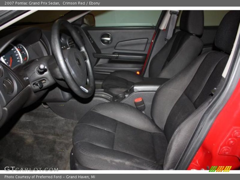 Crimson Red / Ebony 2007 Pontiac Grand Prix Sedan