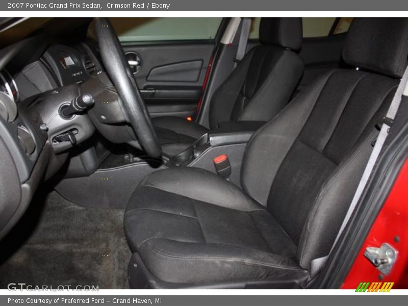 Crimson Red / Ebony 2007 Pontiac Grand Prix Sedan