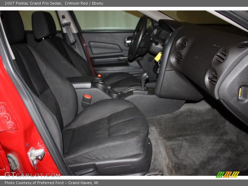 Crimson Red / Ebony 2007 Pontiac Grand Prix Sedan