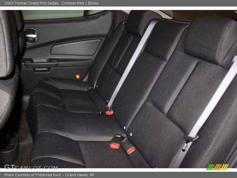 Crimson Red / Ebony 2007 Pontiac Grand Prix Sedan