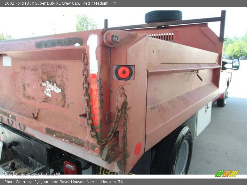 Red / Medium Flint 2002 Ford F350 Super Duty XL Crew Cab