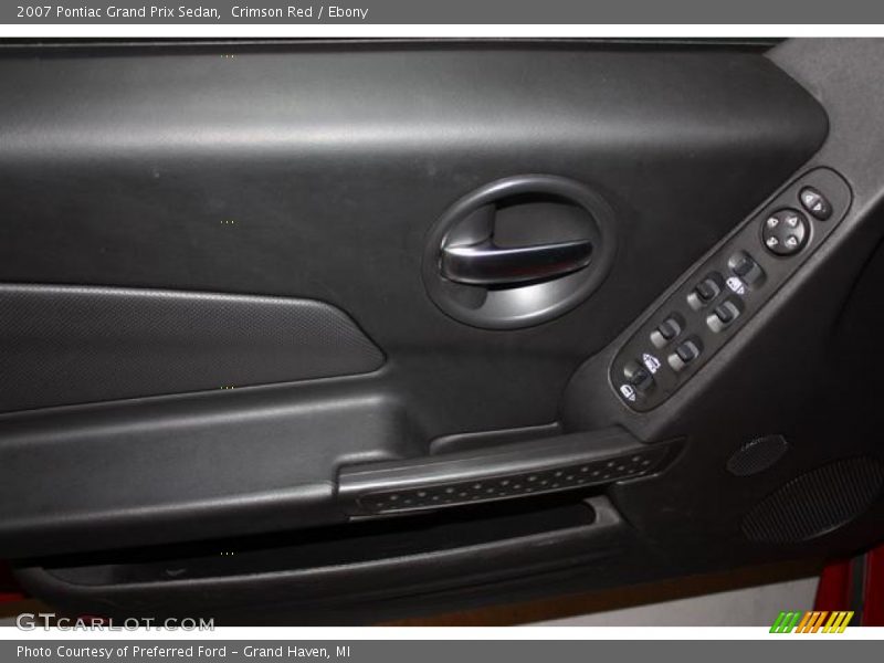 Crimson Red / Ebony 2007 Pontiac Grand Prix Sedan