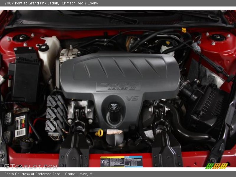 Crimson Red / Ebony 2007 Pontiac Grand Prix Sedan