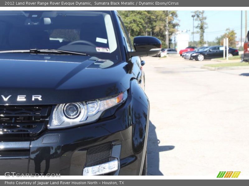 Sumatra Black Metallic / Dynamic Ebony/Cirrus 2012 Land Rover Range Rover Evoque Dynamic