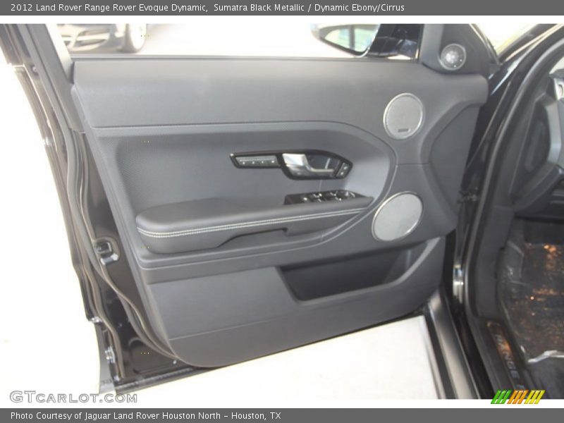 Sumatra Black Metallic / Dynamic Ebony/Cirrus 2012 Land Rover Range Rover Evoque Dynamic