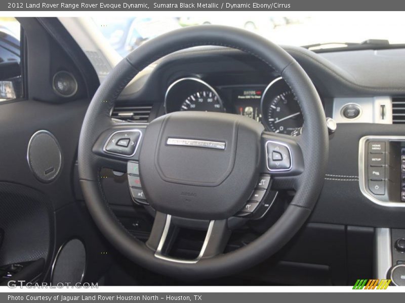 Sumatra Black Metallic / Dynamic Ebony/Cirrus 2012 Land Rover Range Rover Evoque Dynamic