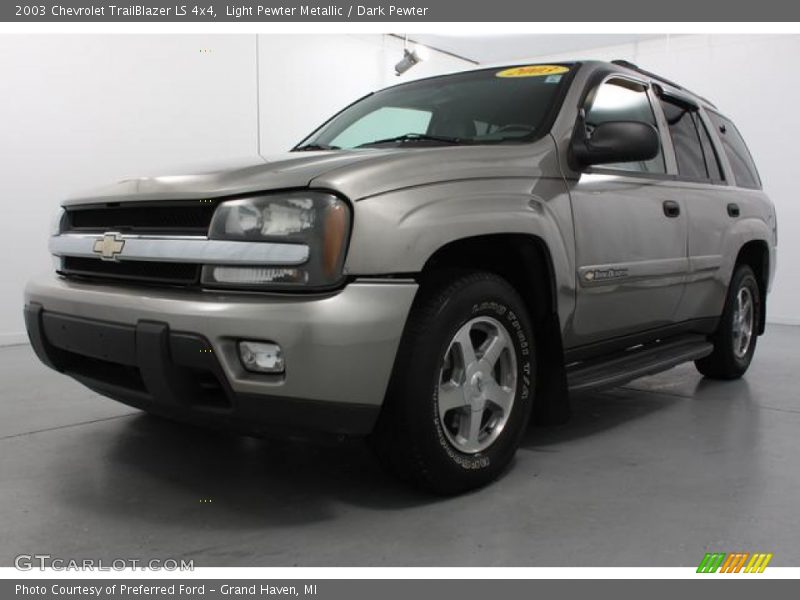 Light Pewter Metallic / Dark Pewter 2003 Chevrolet TrailBlazer LS 4x4