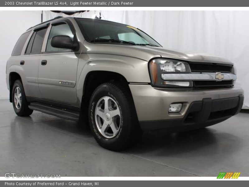 Light Pewter Metallic / Dark Pewter 2003 Chevrolet TrailBlazer LS 4x4