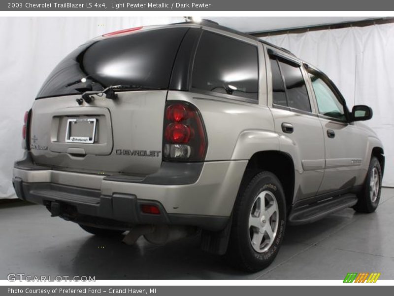 Light Pewter Metallic / Dark Pewter 2003 Chevrolet TrailBlazer LS 4x4