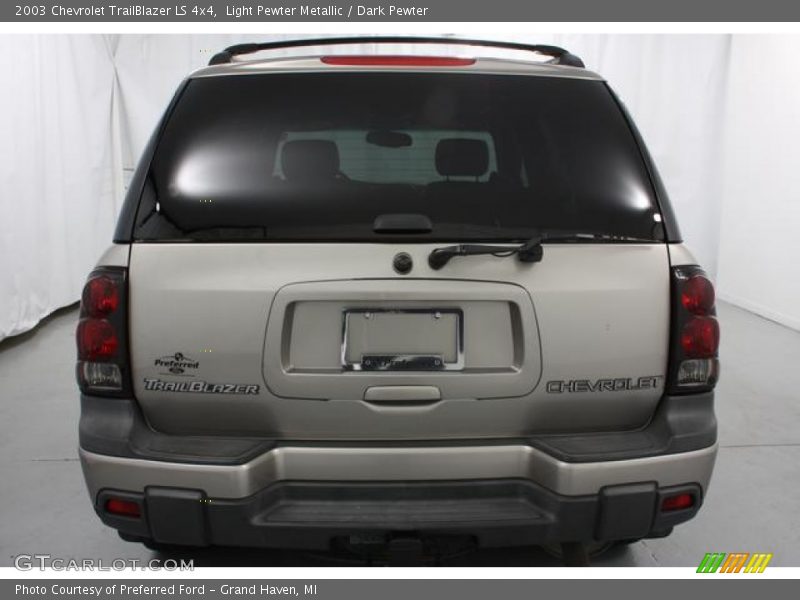 Light Pewter Metallic / Dark Pewter 2003 Chevrolet TrailBlazer LS 4x4