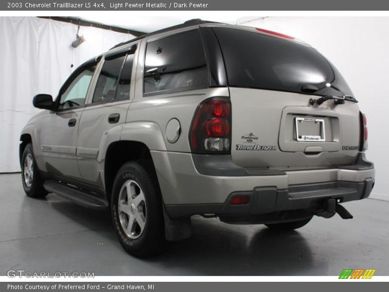 Light Pewter Metallic / Dark Pewter 2003 Chevrolet TrailBlazer LS 4x4