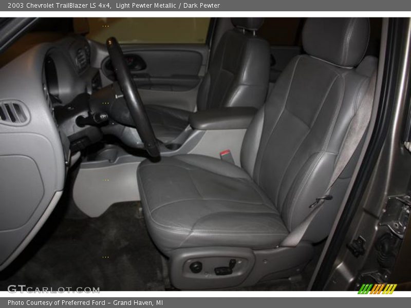 Light Pewter Metallic / Dark Pewter 2003 Chevrolet TrailBlazer LS 4x4