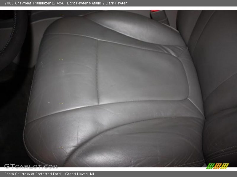 Light Pewter Metallic / Dark Pewter 2003 Chevrolet TrailBlazer LS 4x4