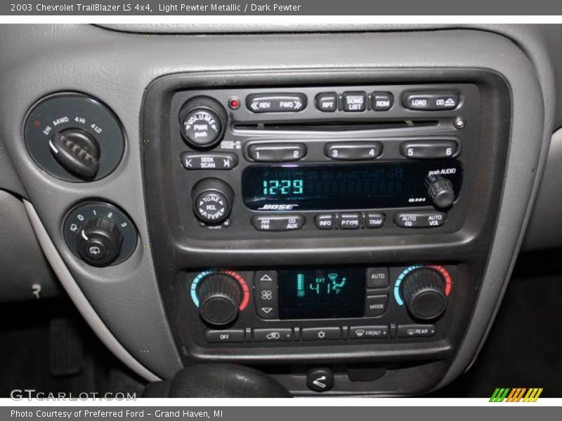 Light Pewter Metallic / Dark Pewter 2003 Chevrolet TrailBlazer LS 4x4