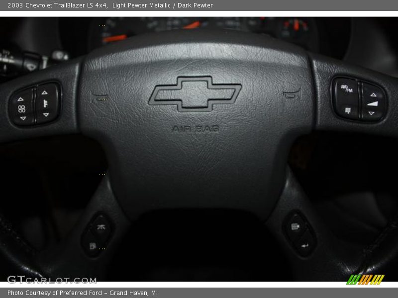 Light Pewter Metallic / Dark Pewter 2003 Chevrolet TrailBlazer LS 4x4