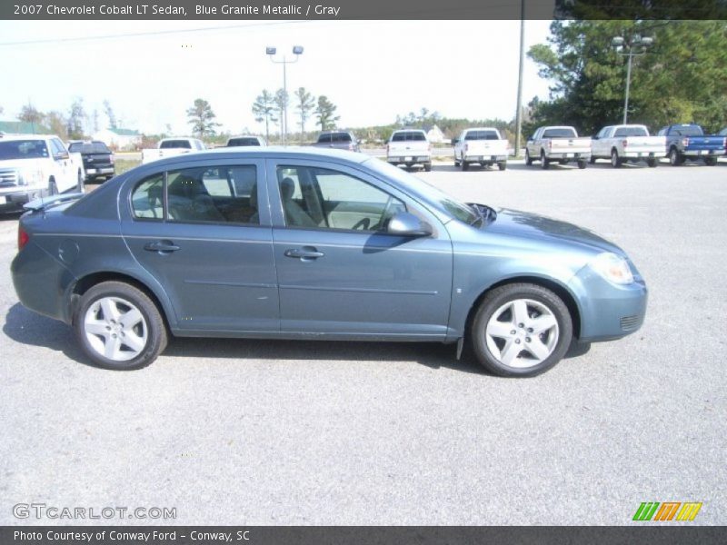 Blue Granite Metallic / Gray 2007 Chevrolet Cobalt LT Sedan