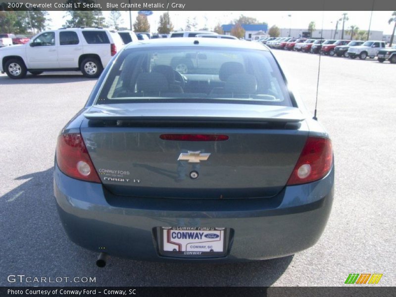 Blue Granite Metallic / Gray 2007 Chevrolet Cobalt LT Sedan