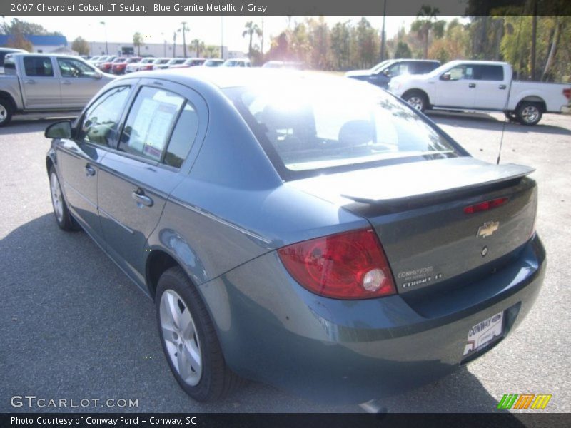 Blue Granite Metallic / Gray 2007 Chevrolet Cobalt LT Sedan