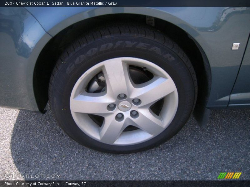 Blue Granite Metallic / Gray 2007 Chevrolet Cobalt LT Sedan