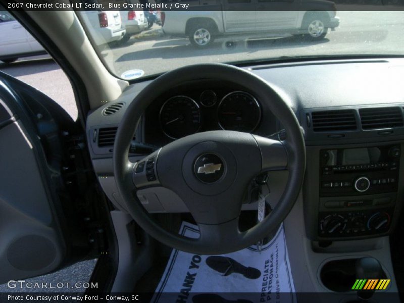 Blue Granite Metallic / Gray 2007 Chevrolet Cobalt LT Sedan