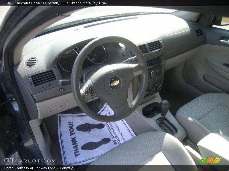 Blue Granite Metallic / Gray 2007 Chevrolet Cobalt LT Sedan