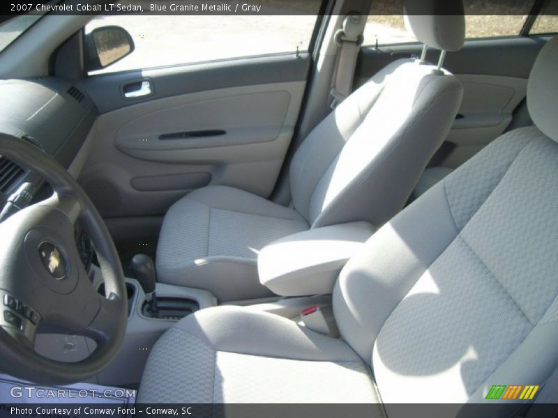 Blue Granite Metallic / Gray 2007 Chevrolet Cobalt LT Sedan