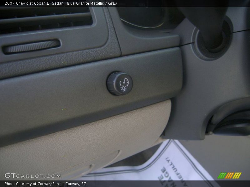 Blue Granite Metallic / Gray 2007 Chevrolet Cobalt LT Sedan