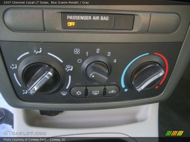 Blue Granite Metallic / Gray 2007 Chevrolet Cobalt LT Sedan