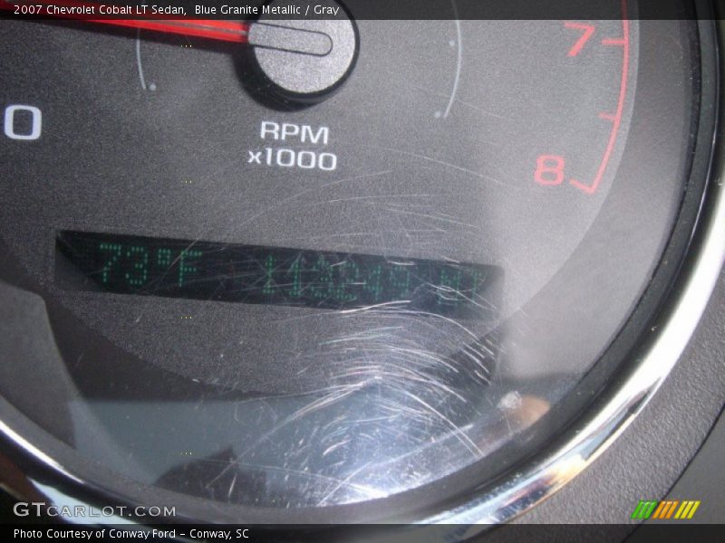 Blue Granite Metallic / Gray 2007 Chevrolet Cobalt LT Sedan