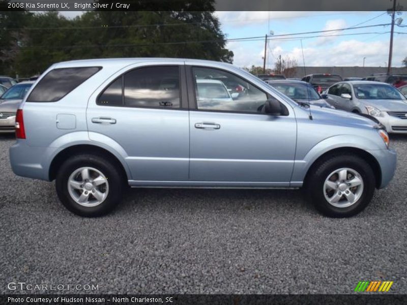 Bright Silver / Gray 2008 Kia Sorento LX